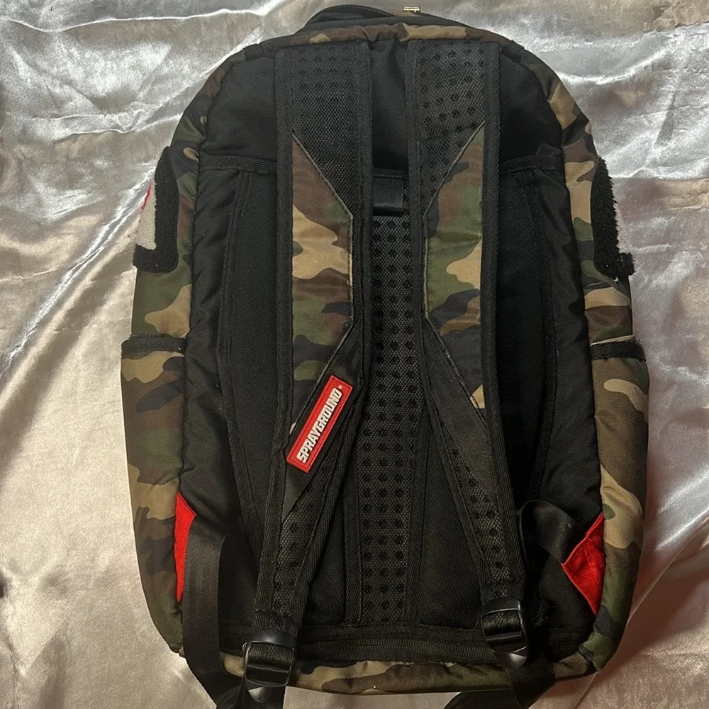 Sprayground Chenille Rainbow Shark Backpack - Picture 12 of 17